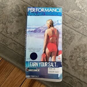 Red Performance Hybrid Swimsuit